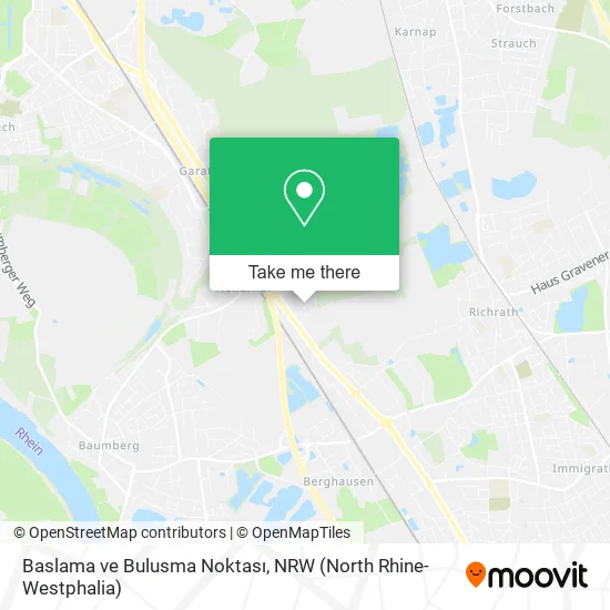 Карта Baslama ve Bulusma Noktası