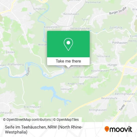 Карта Seife im Teehäuschen