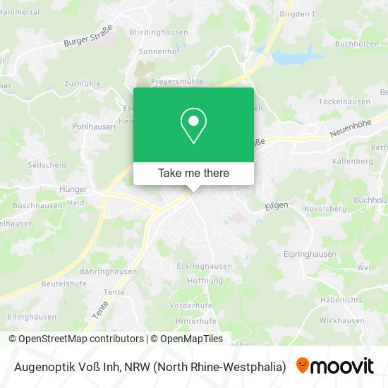 Augenoptik Voß Inh map