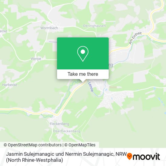 Jasmin Sulejmanagic und Nermin Sulejmanagic map