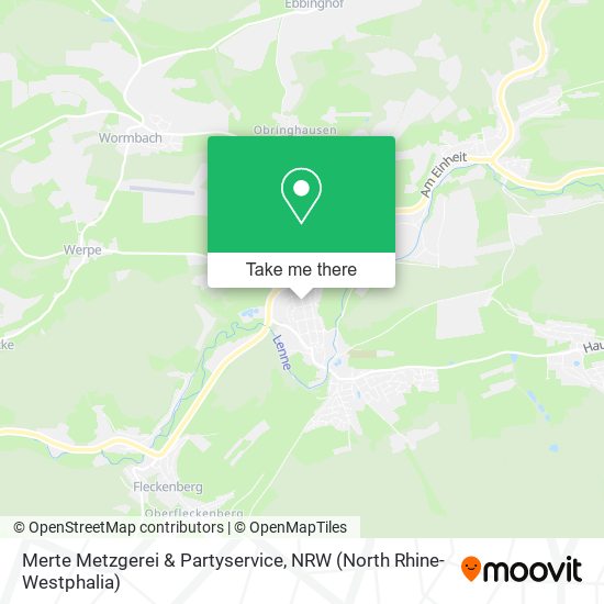 Merte Metzgerei & Partyservice map