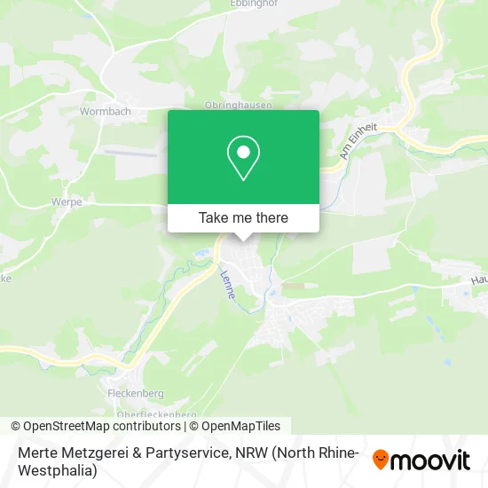 Карта Merte Metzgerei & Partyservice