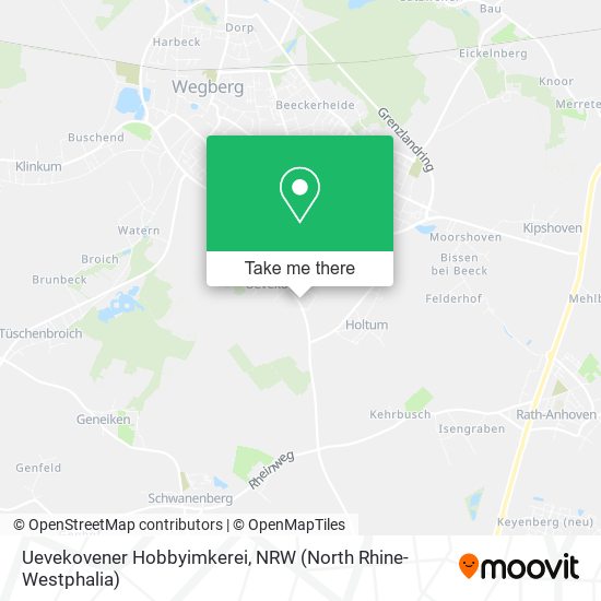 Uevekovener Hobbyimkerei map