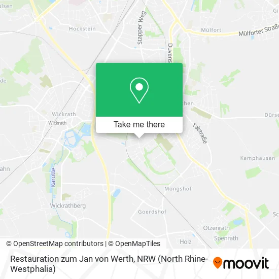 Карта Restauration zum Jan von Werth