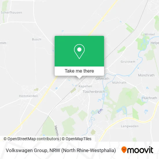 Volkswagen Group map