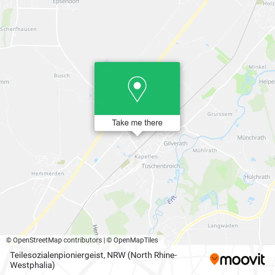 Карта Teilesozialenpioniergeist