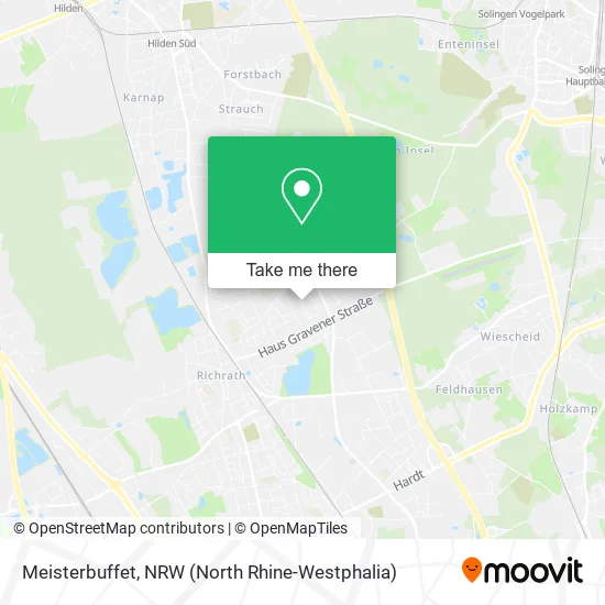 Meisterbuffet map