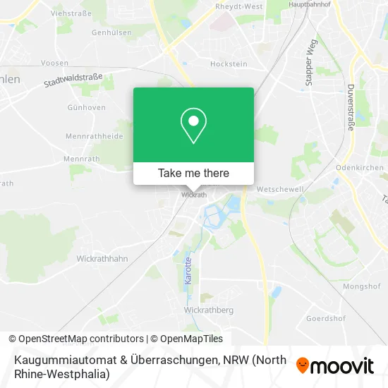 Карта Kaugummiautomat & Überraschungen