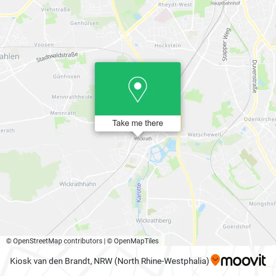 Карта Kiosk van den Brandt