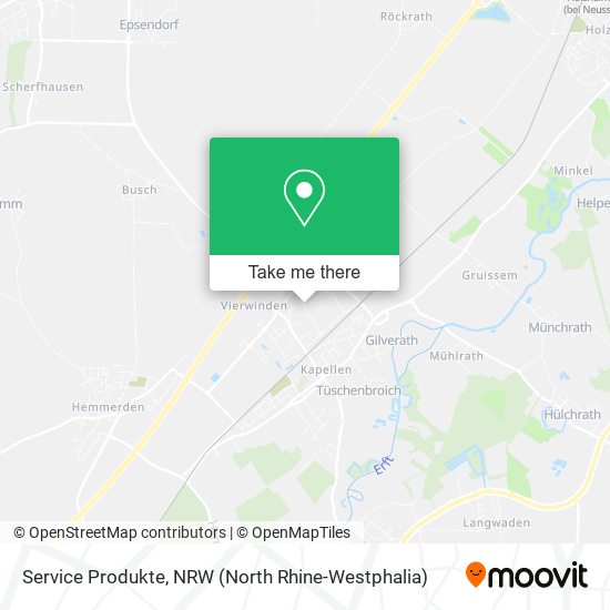 Карта Service Produkte