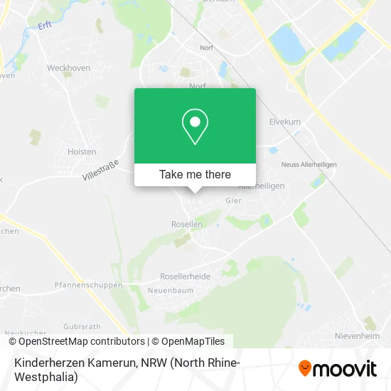 Kinderherzen Kamerun map