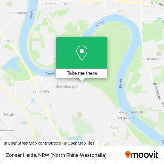 Карта Zonser Heide