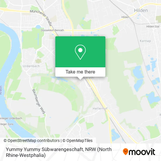 Yummy Yummy Sübwarengeschaft map