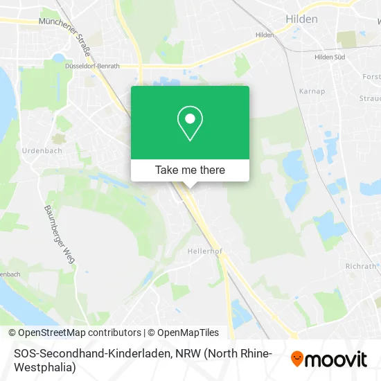 Карта SOS-Secondhand-Kinderladen