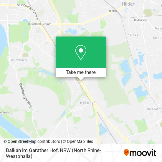 Карта Balkan im Garather Hof