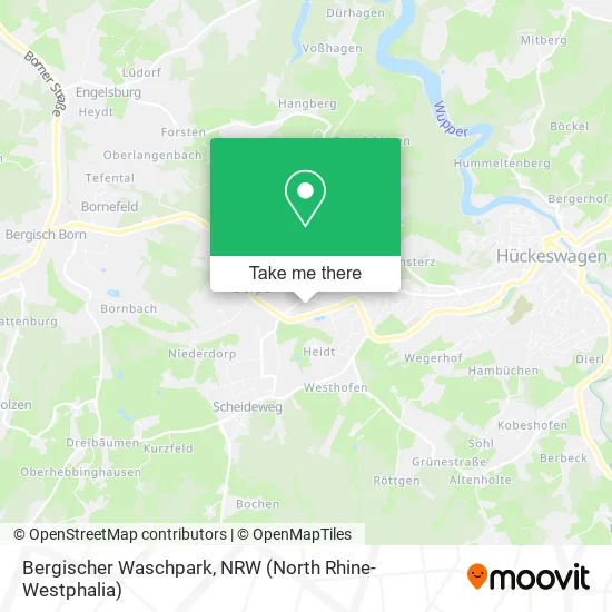 Карта Bergischer Waschpark