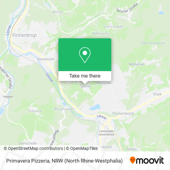 Карта Primavera Pizzeria