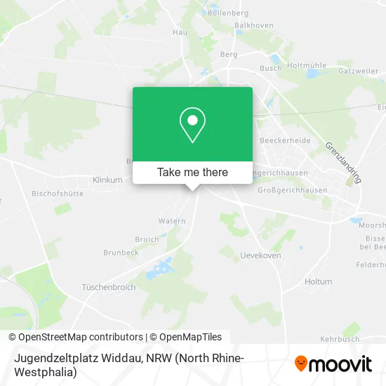 Карта Jugendzeltplatz Widdau