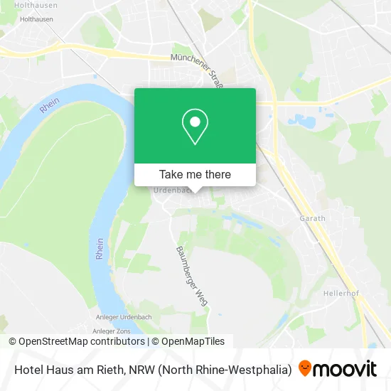 Hotel Haus am Rieth map