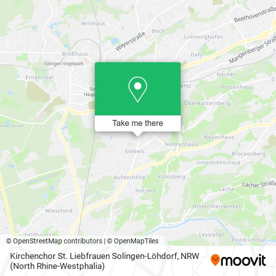 Kirchenchor St. Liebfrauen Solingen-Löhdorf map
