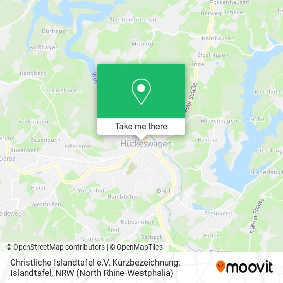 Christliche Islandtafel e.V. Kurzbezeichnung: Islandtafel map