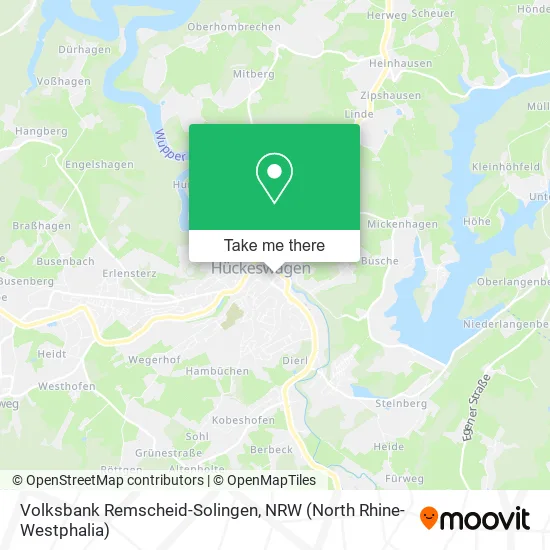 Карта Volksbank Remscheid-Solingen