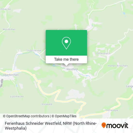 Ferienhaus Schneider Westfeld map