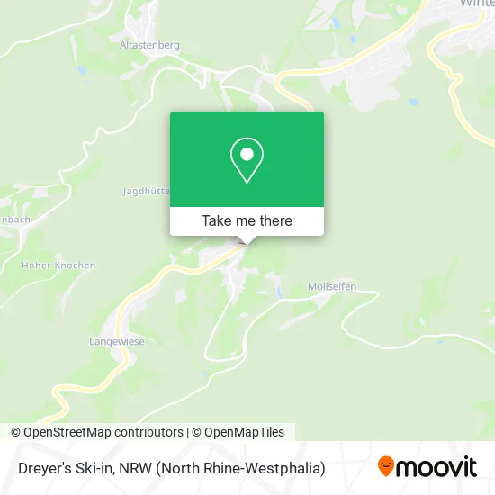 Карта Dreyer's Ski-in