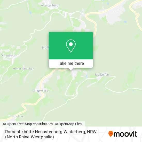 Romantikhütte Neuastenberg Winterberg map