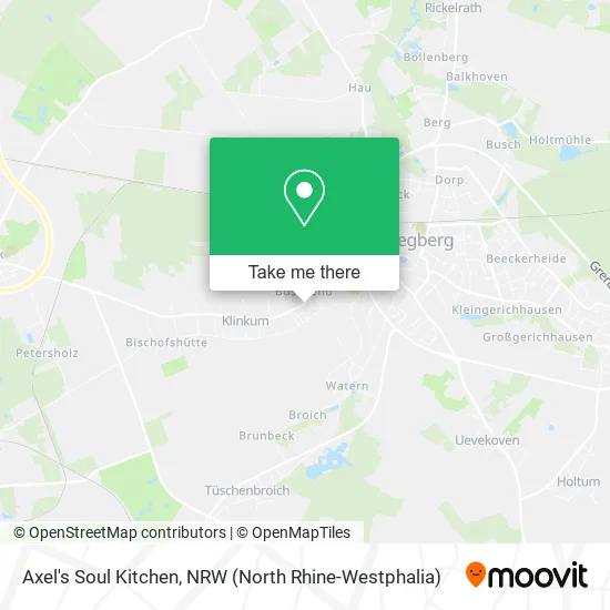 Карта Axel's Soul Kitchen