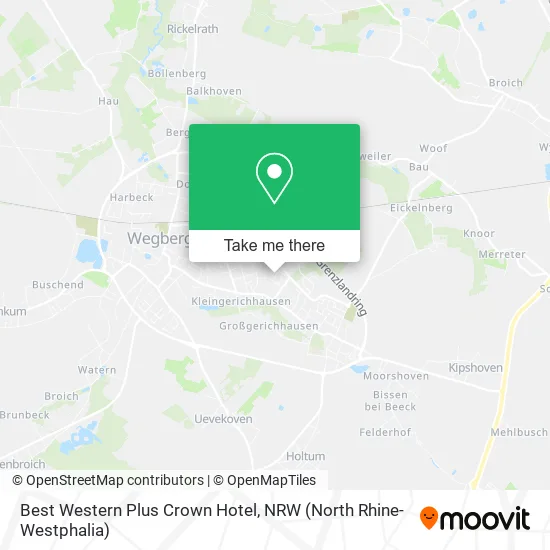 Best Western Plus Crown Hotel map