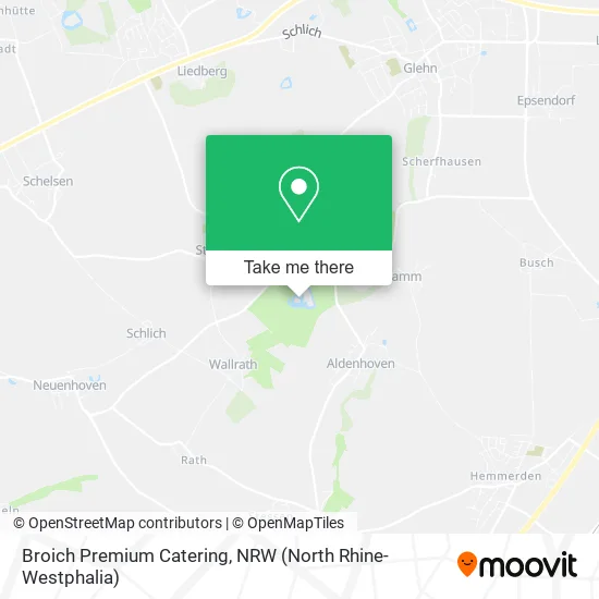 Карта Broich Premium Catering