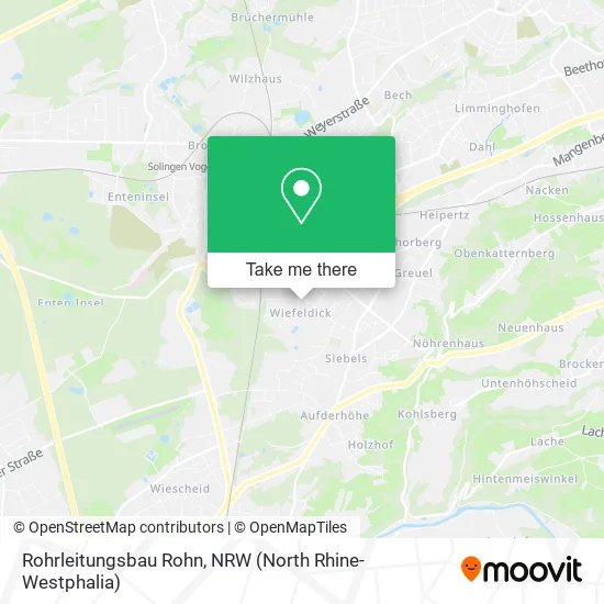 Карта Rohrleitungsbau Rohn