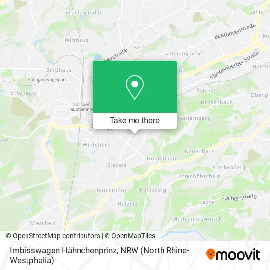 Карта Imbisswagen Hähnchenprinz