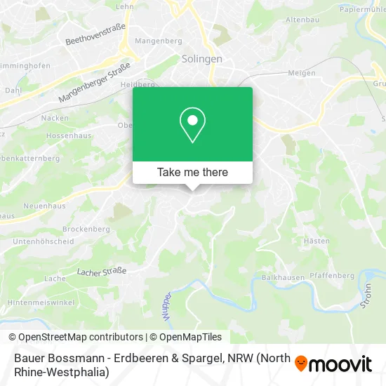 Карта Bauer Bossmann - Erdbeeren & Spargel