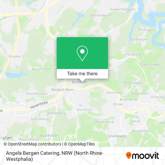 Карта Angela Bergen Catering