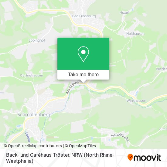 Back- und Caféhaus Tröster map