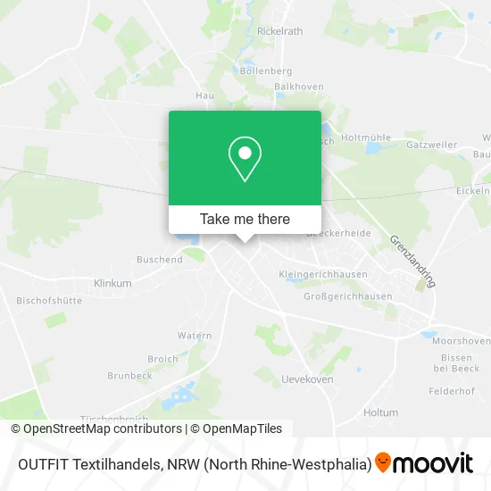 Карта OUTFIT Textilhandels