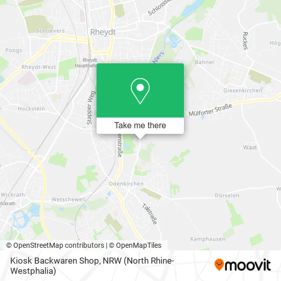 Карта Kiosk Backwaren Shop