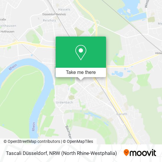 Tascali Düsseldorf map