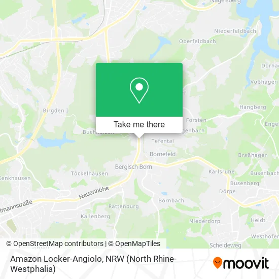 Карта Amazon Locker-Angiolo