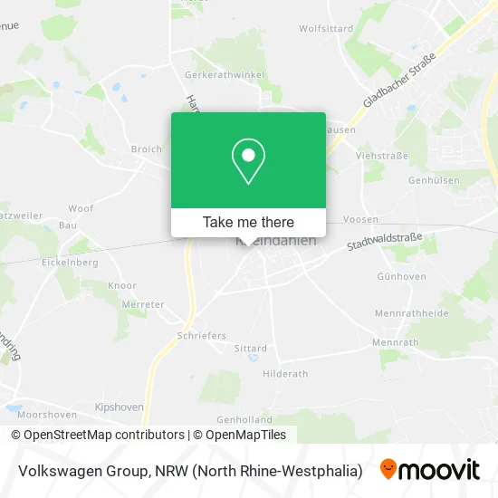 Volkswagen Group map