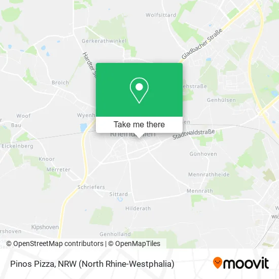 Pinos Pizza map