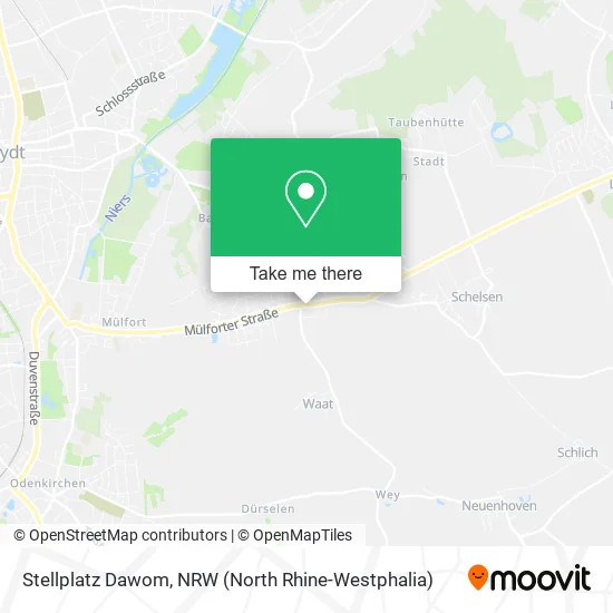 Карта Stellplatz Dawom