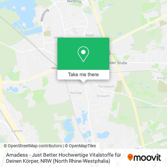 Amadess - Just Better Hochwertige Vitalstoffe für Deinen Körper map