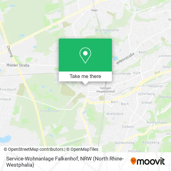 Карта Service-Wohnanlage Falkenhof