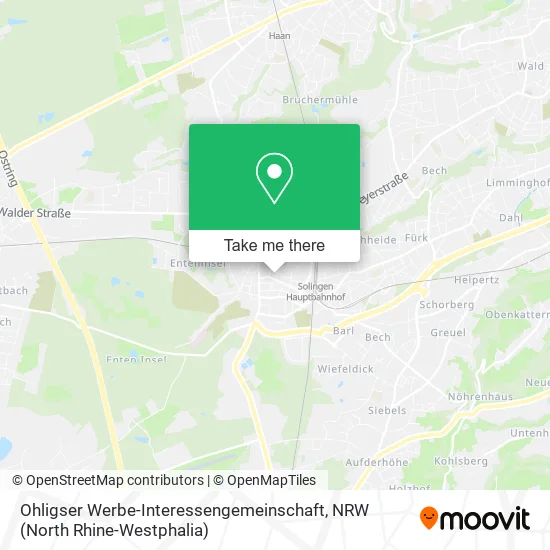 Ohligser Werbe-Interessengemeinschaft map