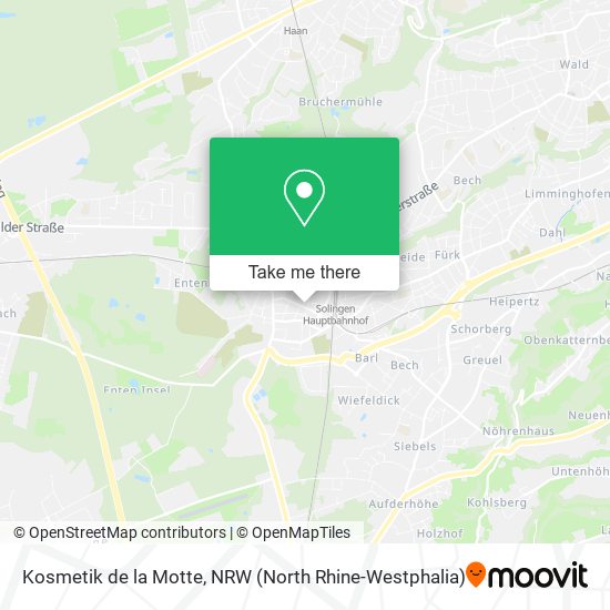 Kosmetik de la Motte map