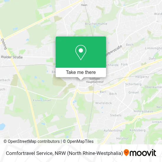 Comfortravel Service map