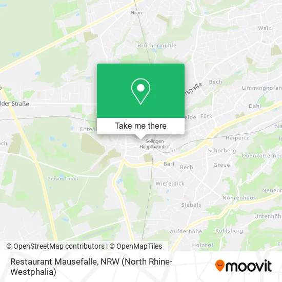 Restaurant Mausefalle map